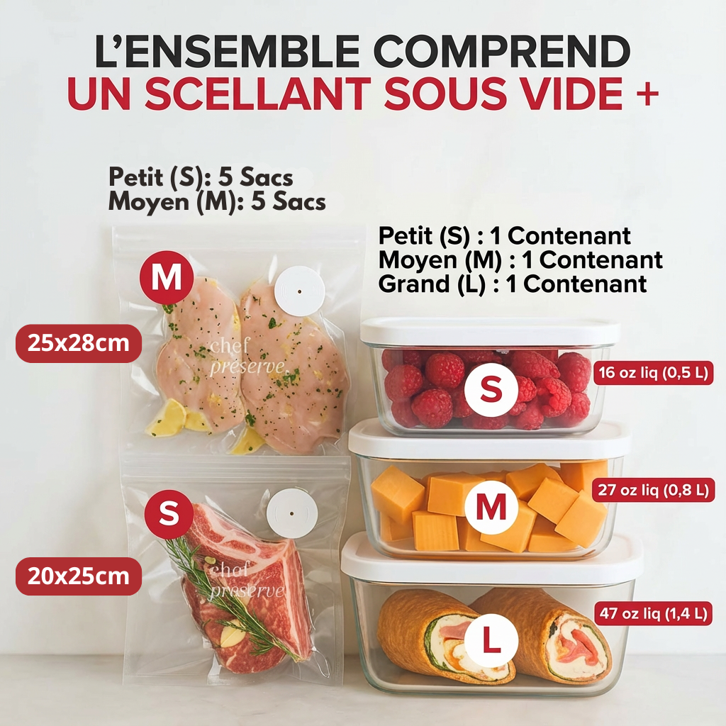 Preserve Compact™ – Scelleuse Sous Vide pour Conservation Longue Durée